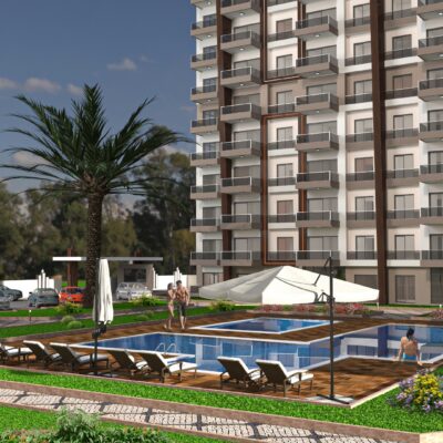 Luxurious Bright Apartments For Sale From The Project In Gazipaşa 17