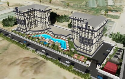 Luxury Apartment Complex From Project For Sale In Payallar Alanya 3