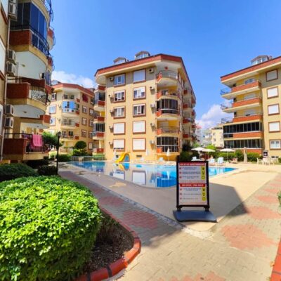 3 Room Family Apartment With Furnitures For Sale In Oba Alanya 1