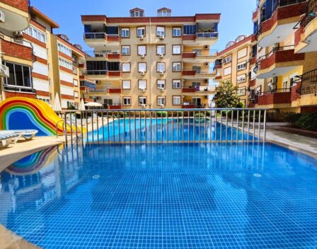 3 Room Family Apartment With Furnitures For Sale In Oba Alanya 3
