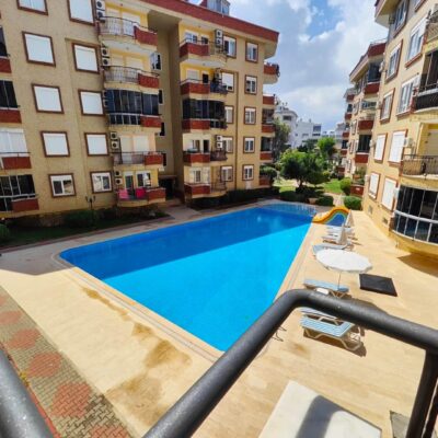 3 Room Family Apartment With Furnitures For Sale In Oba Alanya 4