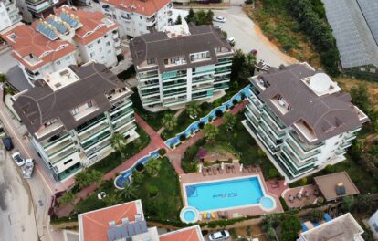 Bargain Furnished Apartment With Facilities For Sale In Oba Alanya 1