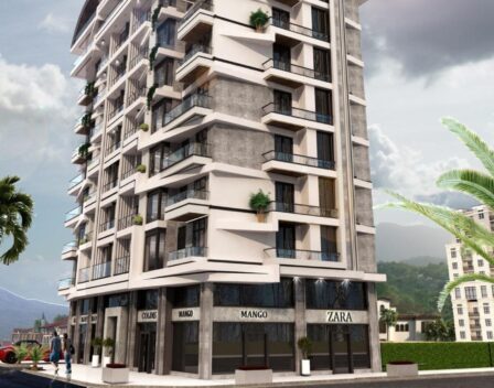 Appartement Central Du Projet à Vendre à Mahmutlar Alanya Près De La Mer 2