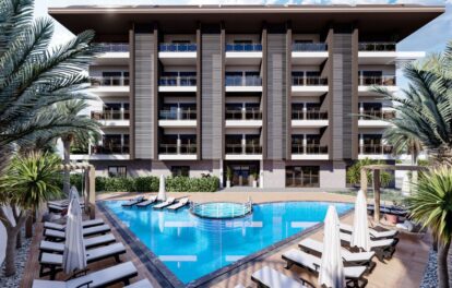 Centrally Located Flat From Project For Sale In Oba Alanya With Payment Plan 2