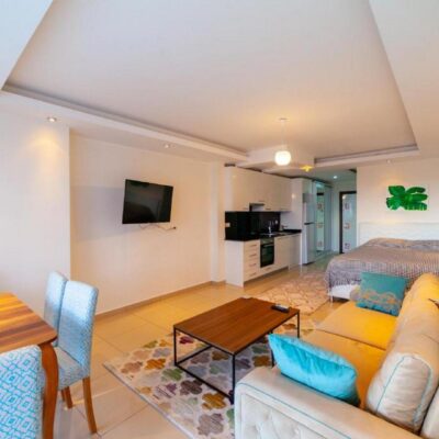 Furnished Studio Flat With All Amenities For Sale In Cikcilli Alanya 13