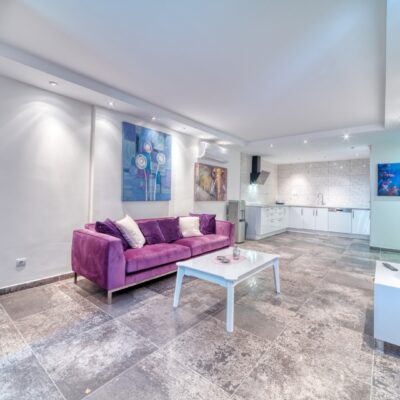 Luksus fullt møblert leilighet til salgs i Alanya med basseng og hage 22