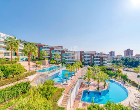 Luxury Fully Furnished Flat For Sale In Alanya With Pool And Garden 27