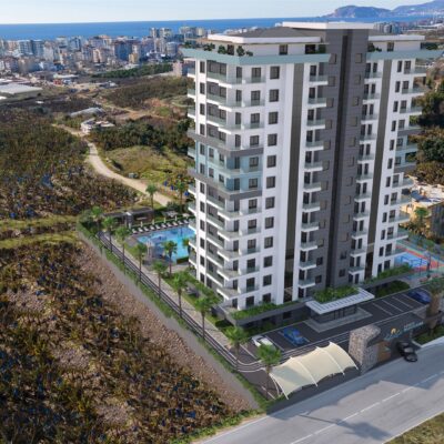 Modern Flats For Sale With Social Facilities In Alanya From Construction Company 2
