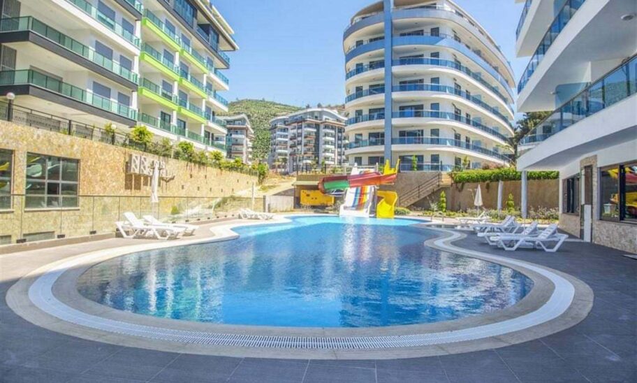 Sea View Flat With Luxury Items Close To Beach For Sale In Kargicak Alanya 1