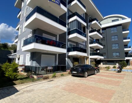 Sea View Two Room Apartment For Sale In Oba Alanya 4
