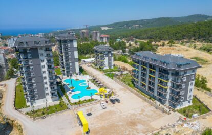 2 Room Flat In A Complex For Sale In Avsallar Alanya 1
