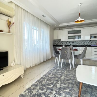 2 værelses møbleret lejlighed til salg i Kestel Alanya 7