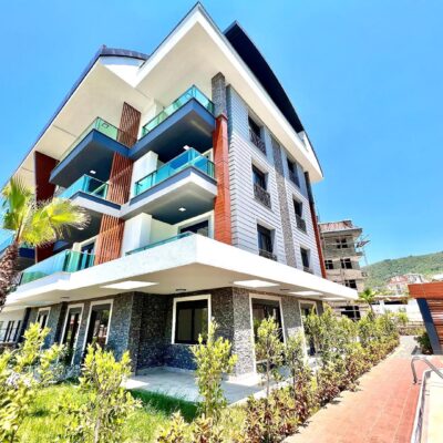 3 Room New Apartment For Sale In Oba Alanya 14