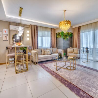 Luxuriös möblierte 2-Zimmer-Wohnung zum Verkauf in Mahmutlar Alanya 2
