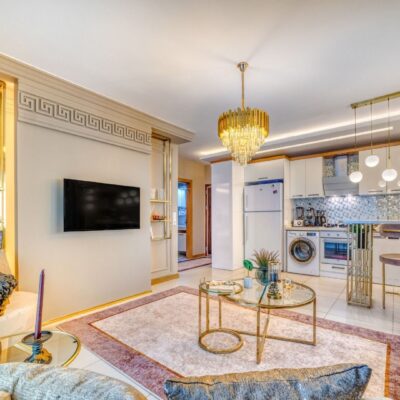 Luxuriös möblierte 2-Zimmer-Wohnung zum Verkauf in Mahmutlar Alanya 3