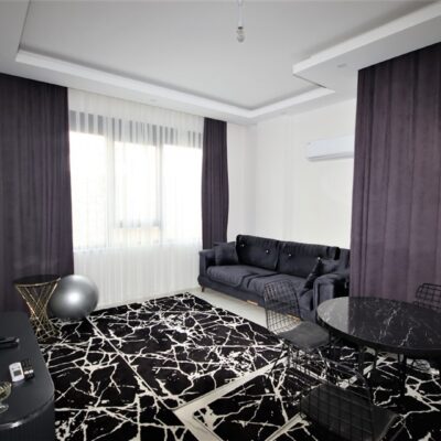 Möblierte 2-Zimmer-Wohnung zum Verkauf in Oba Alanya 1
