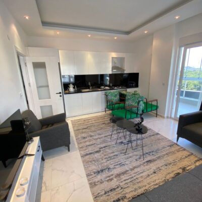 3 roms møblert leilighet til salgs i Oba Alanya 10