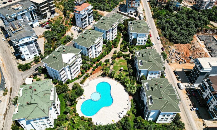 3 Room Furnished Apartment For Sale In Oba Alanya 27