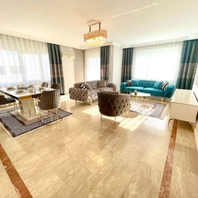 4 Room Duplex With New Items For Sale In Oba Alanya 11