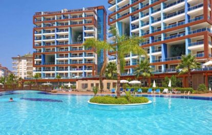Full Activity 3 Room Apartment For Sale In Cikcilli Alanya 1