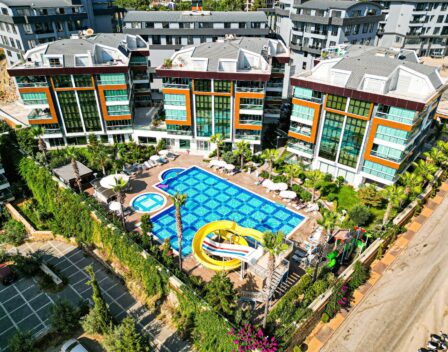 Furnished 3 Room Apartment For Sale In Oba Alanya 83