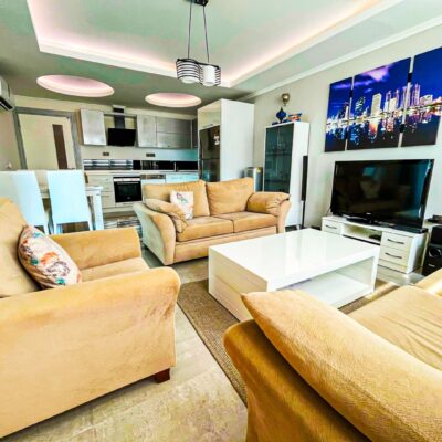 Møblert 4 roms leilighet til salgs i Oba Alanya 5