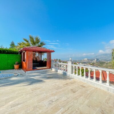 Luxuriöse möblierte 4-Zimmer-Villa zum Verkauf in Kargicak Alanya 1