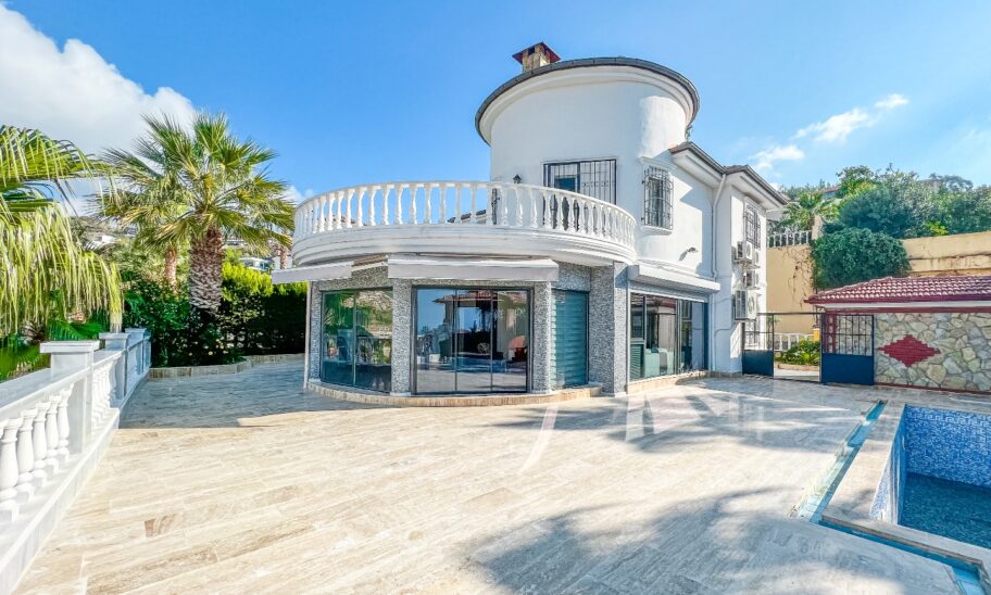 Luxuriöse möblierte 4-Zimmer-Villa zum Verkauf in Kargicak Alanya 2