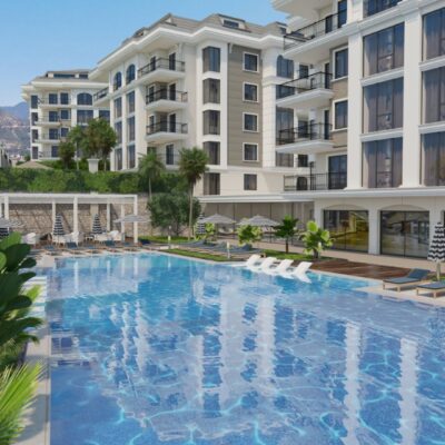 Moderne leiligheter til salgs i Oba Alanya egnet for tyrkisk statsborgerskap 5