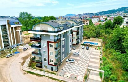 New 4 Room Apartment For Sale In Oba Alanya 14