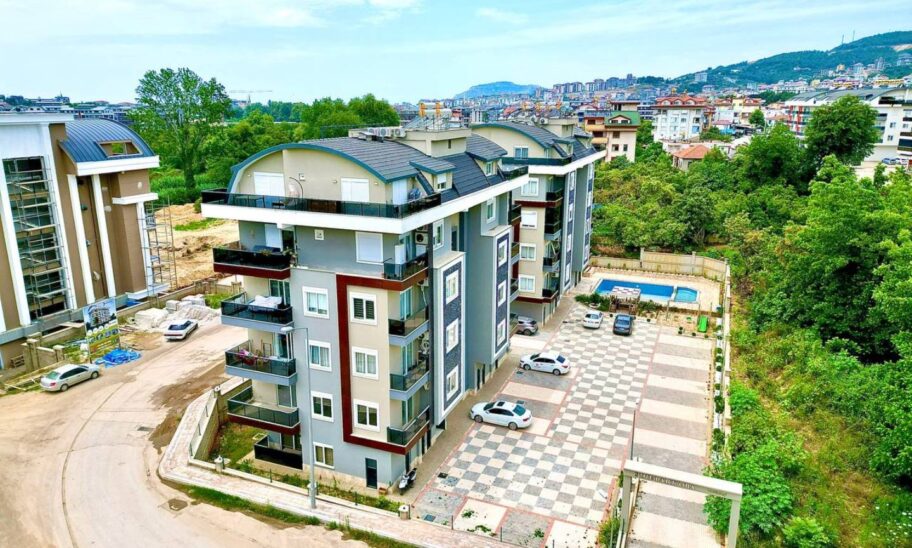 New 4 Room Apartment For Sale In Oba Alanya 14