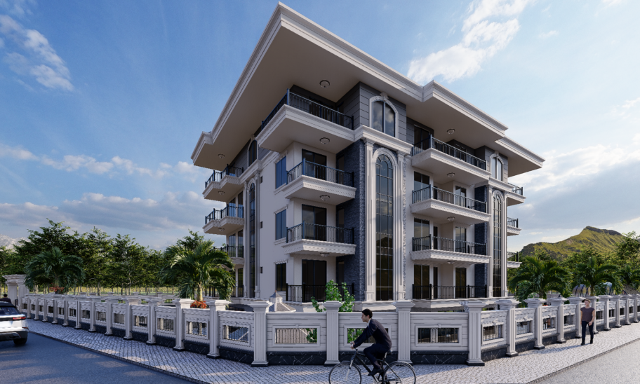New Built 3 Room Apartment For Sale In Oba Alanya 1