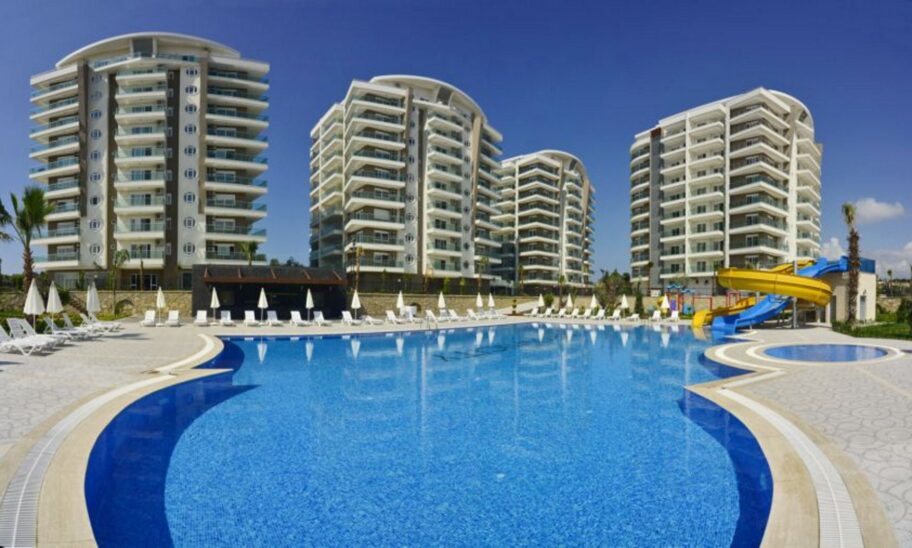 Продается 2-комнатная дешевая квартира с видом на море в Алании, Авсаллар, Турция 11