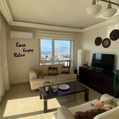 3-Zimmer-Wohnung mit Meerblick zum Verkauf in Cikcilli Alanya 2