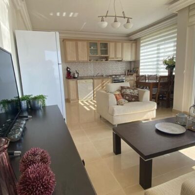 Sea View 3 Room Apartment For Sale In Cikcilli Alanya 6