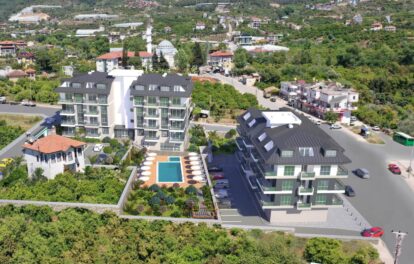 Suitable For Citizenship 5 Room Duplex For Sale In Oba Alanya 14