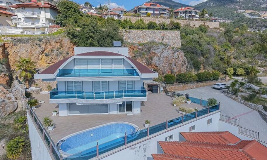 Ultra Luxury privat villa til salgs i Alanya 14