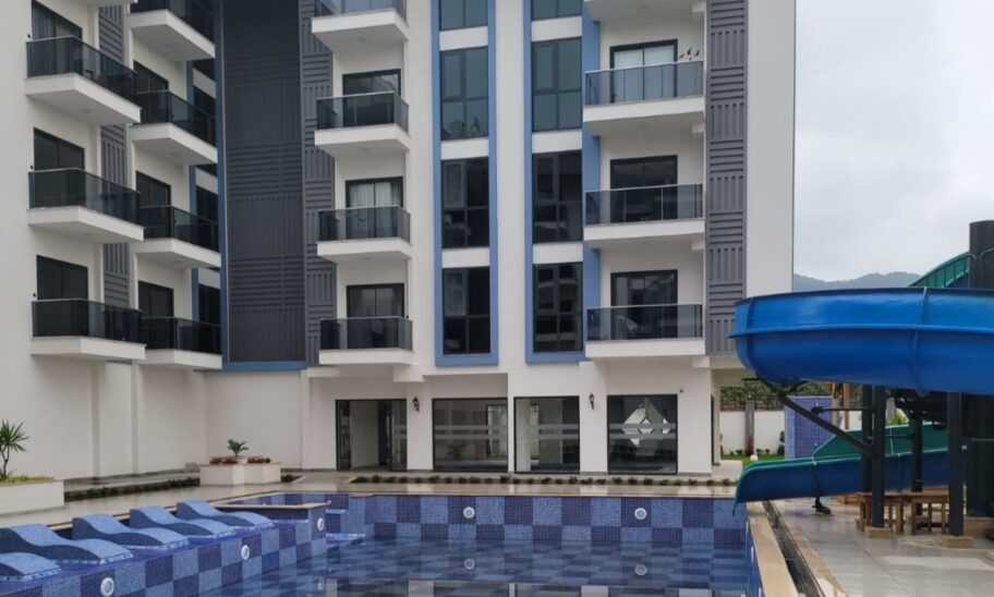 2-Zimmer-Wohnung mit sozialen Einrichtungen zum Verkauf in Oba Alanya 3