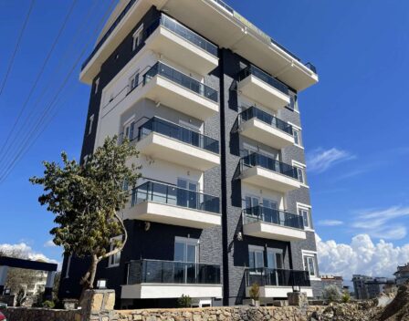 Nieuw appartement met 2 kamers te koop in Avsallar Alanya 1
