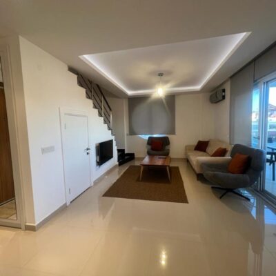 4 Room Furnished Duplex For Sale In Alanya 8