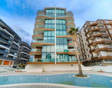 Close To Sea 2 Room Flat For Sale In Oba Alanya 11