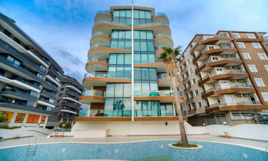 Close To Sea 2 Room Flat For Sale In Oba Alanya 11