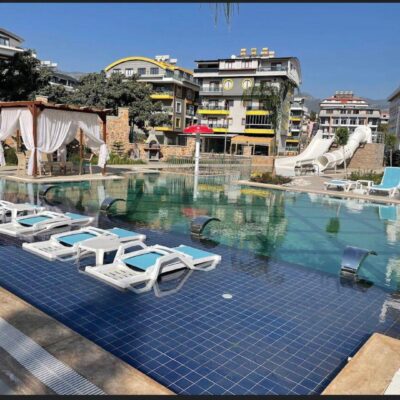 Full Activity 2 Room Flat For Sale In Oba Alanya 22