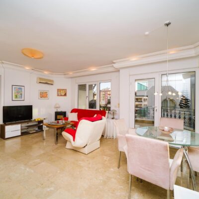 Møblert 3-roms leilighet til salgs i Cikcilli Alanya 17