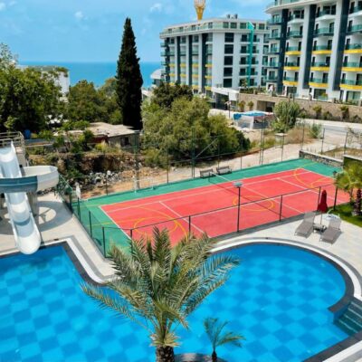 Luxury Sea View 2 Room Flat For Sale In Kargicak Alanya 9