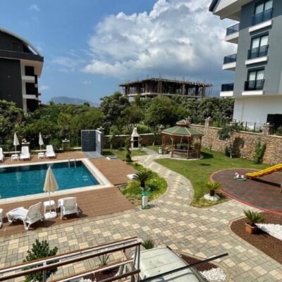 New 2 Room Flat For Sale In Oba Alanya 17