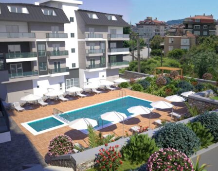 New 2 Room Flat For Sale In Oba Alanya 35