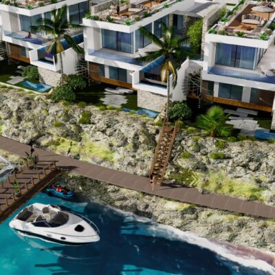 Luxuswohnungen und -villen mit Meerblick zum Verkauf in Zypern Tatlisu 13