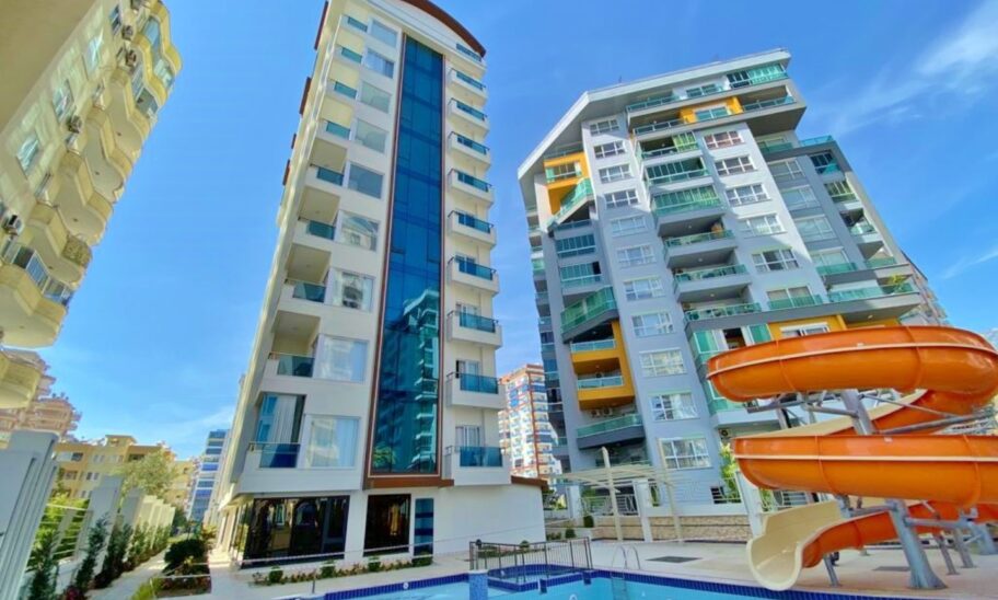 2 pokojowe mieszkanie na sprzedaż w rezydencji Yekta Blue 3, Mahmutlar Alanya 1