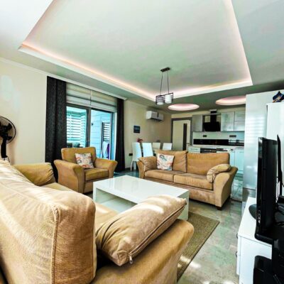 4 roms møblert leilighet til salgs i Oba Alanya 4